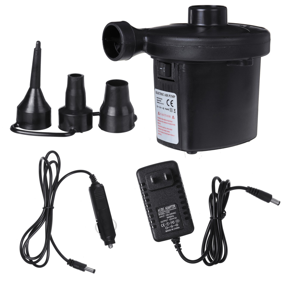 12V Electric Air Pump Portable Compressor Inflatables For Mattress Pool Boat Set - Image 2