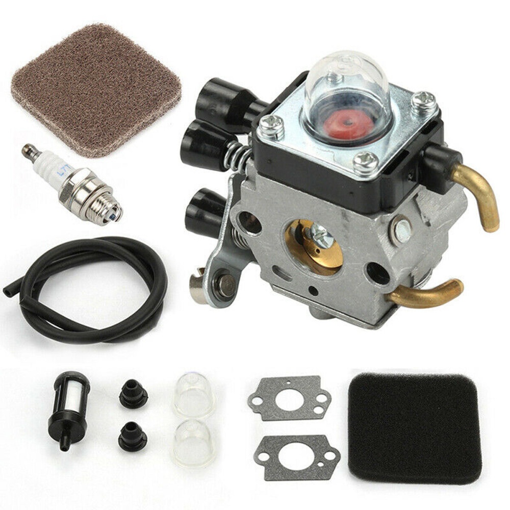 Carburetor Carb Air Filter Kit Set for Stihl FS75 FS80 KM85 HS75 FS85 HS80 HS85 - Image 2