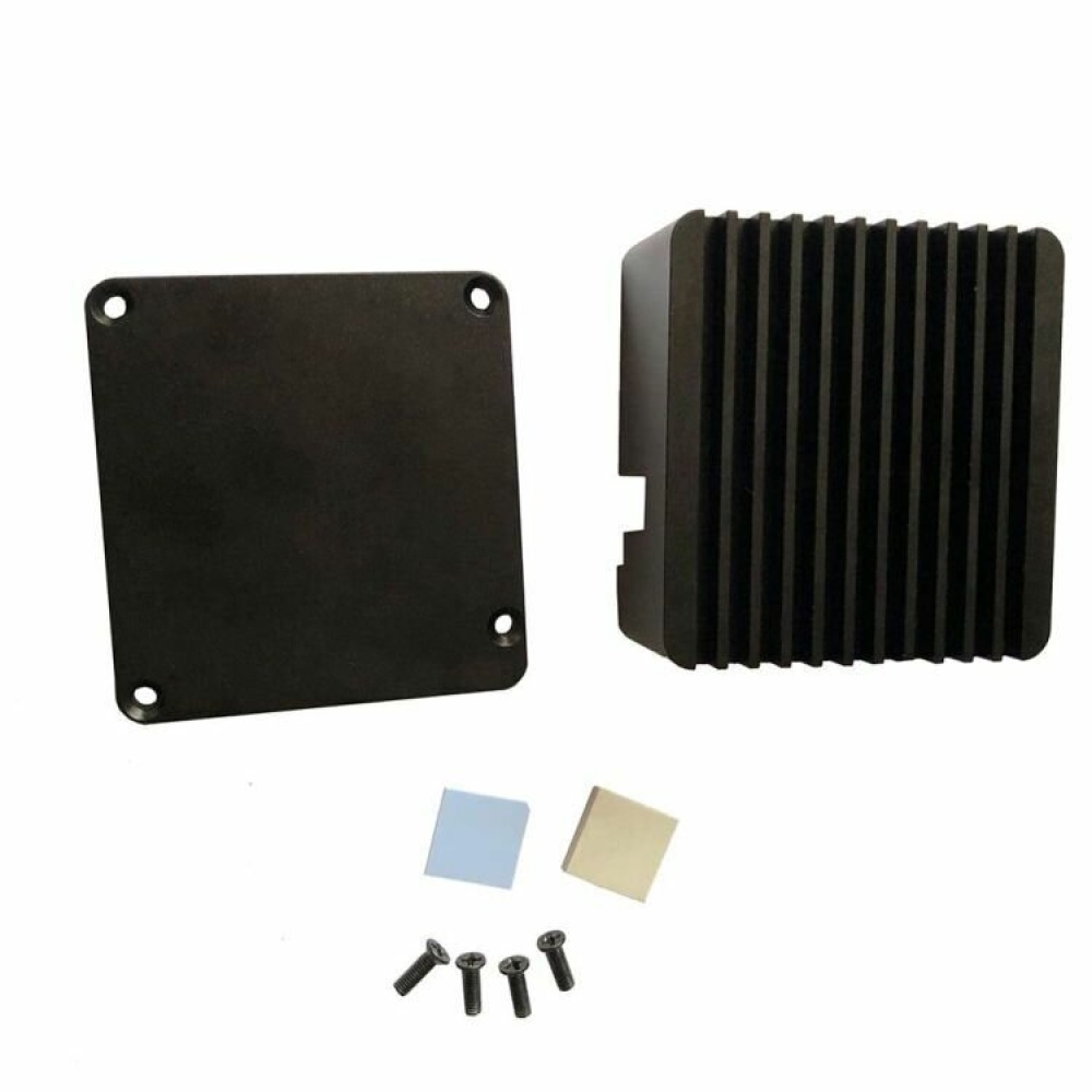 NanoPi R1S R2S coque en metal refroidissement coque en alliage d'aluminium carte mere en alliage d'aluminium coque de protection accessoires