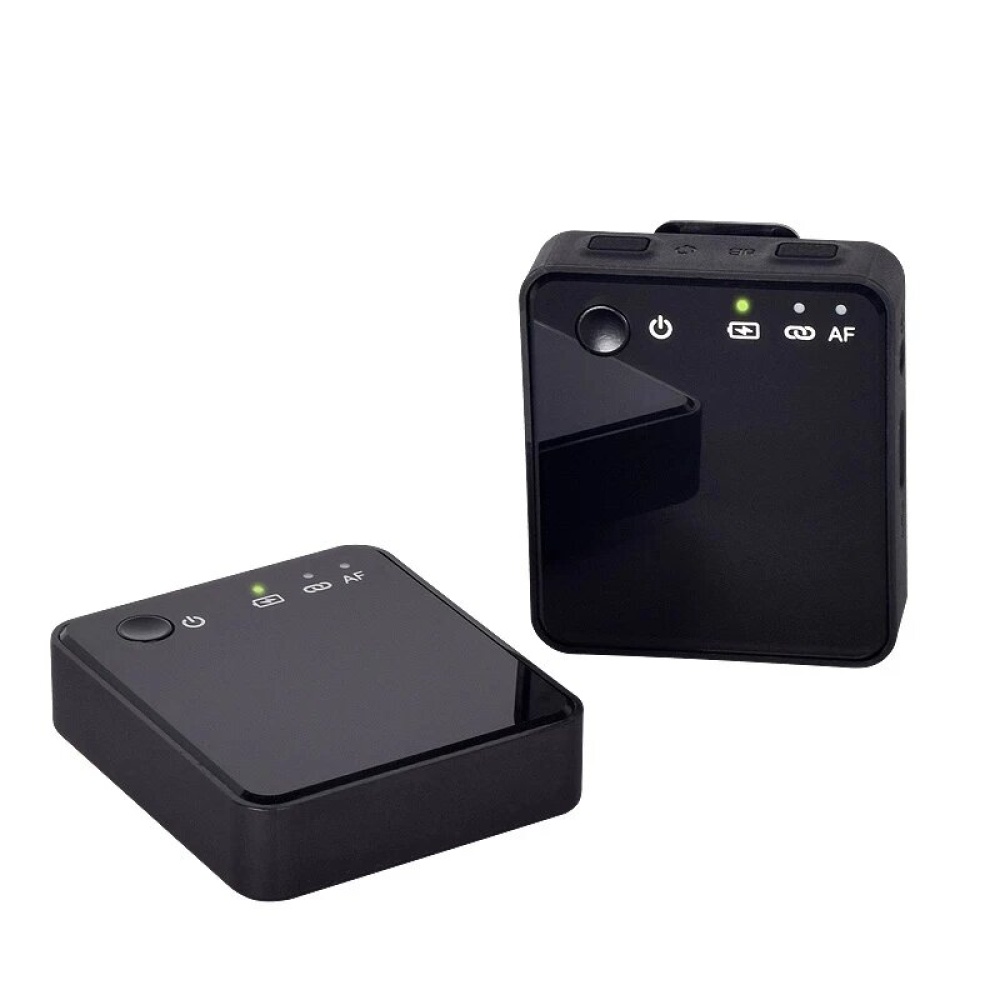 Relacart R1 R2 2.4G Lavalier Wireless Microphone System Mic Transmitter Receiver for Mobile Phone Camera Live Broadcast Interview Recording Vlogger -