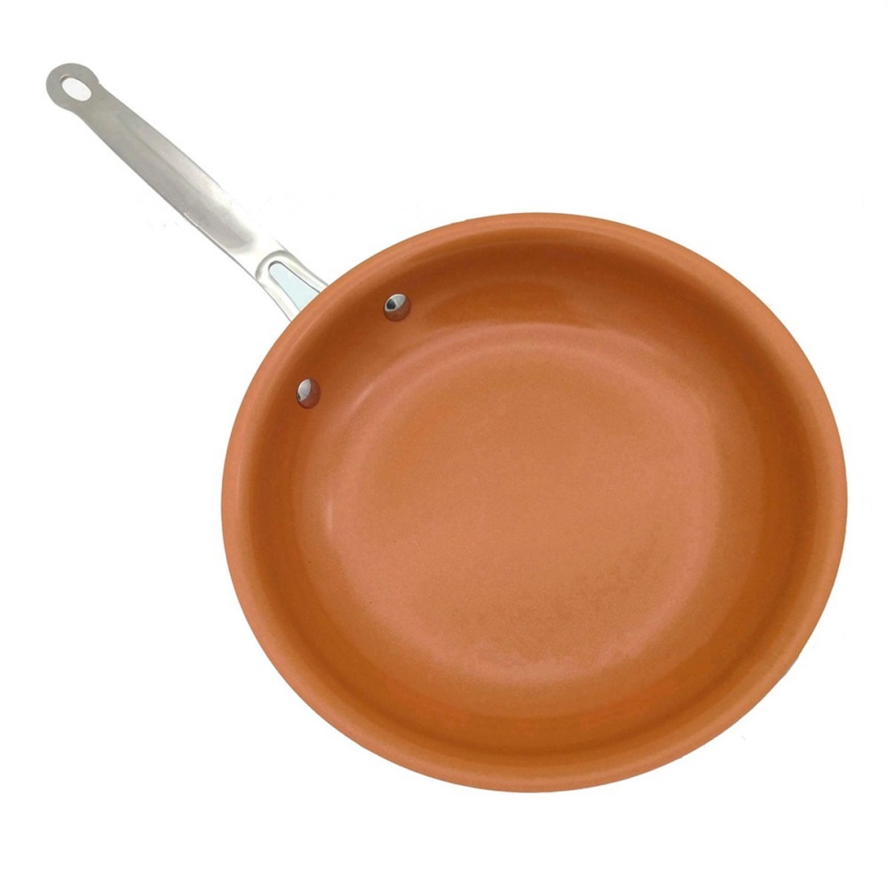 8/10/12 Inch Non Stick Copper Frying Pan Universal For Gas & Induction Cooker - 10 Inch - Image 2