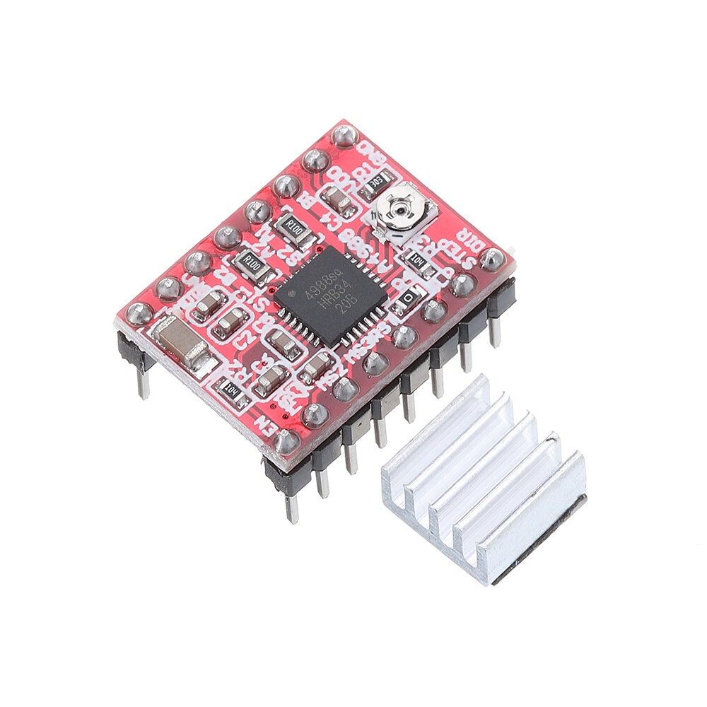 Geekcreit® A4988 Driver Module Stepper Motor Driver Board with Heatsink - 10pcs
