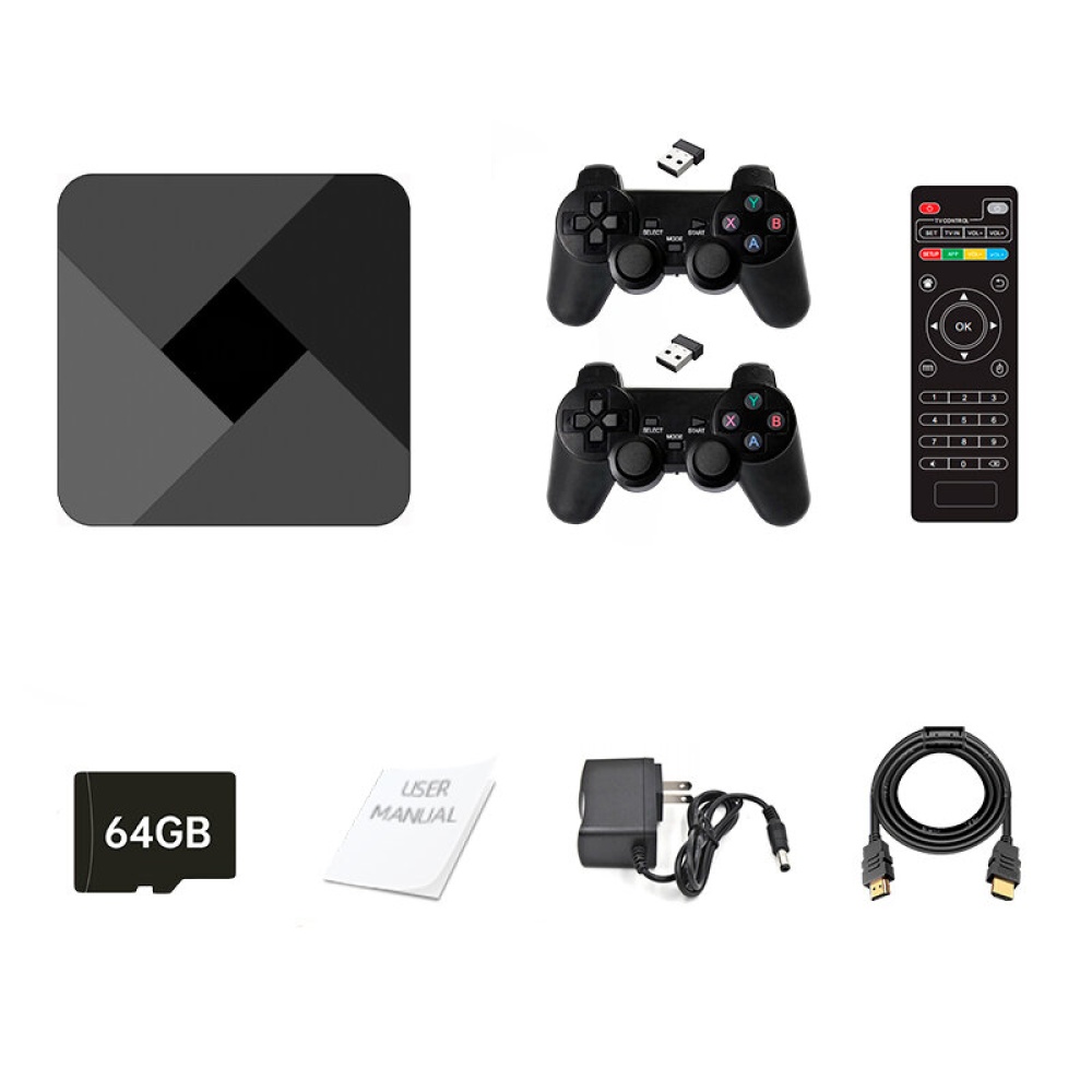 Powkiddy B-01 64GB 128GB 40000 Games Retro TV Games Console 2.4G Wifi Android 7.1 TV Box for PS1 N64 ATARI MD FC Classic Games Player support Downloa - Image 2