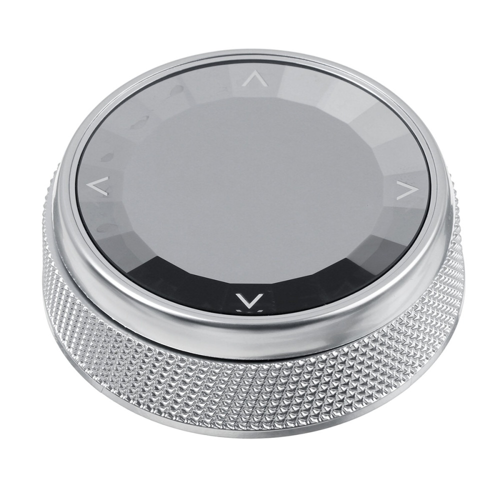 Car Multimedia Button Knob Cover For BMW NBT 7-Buttons - Black