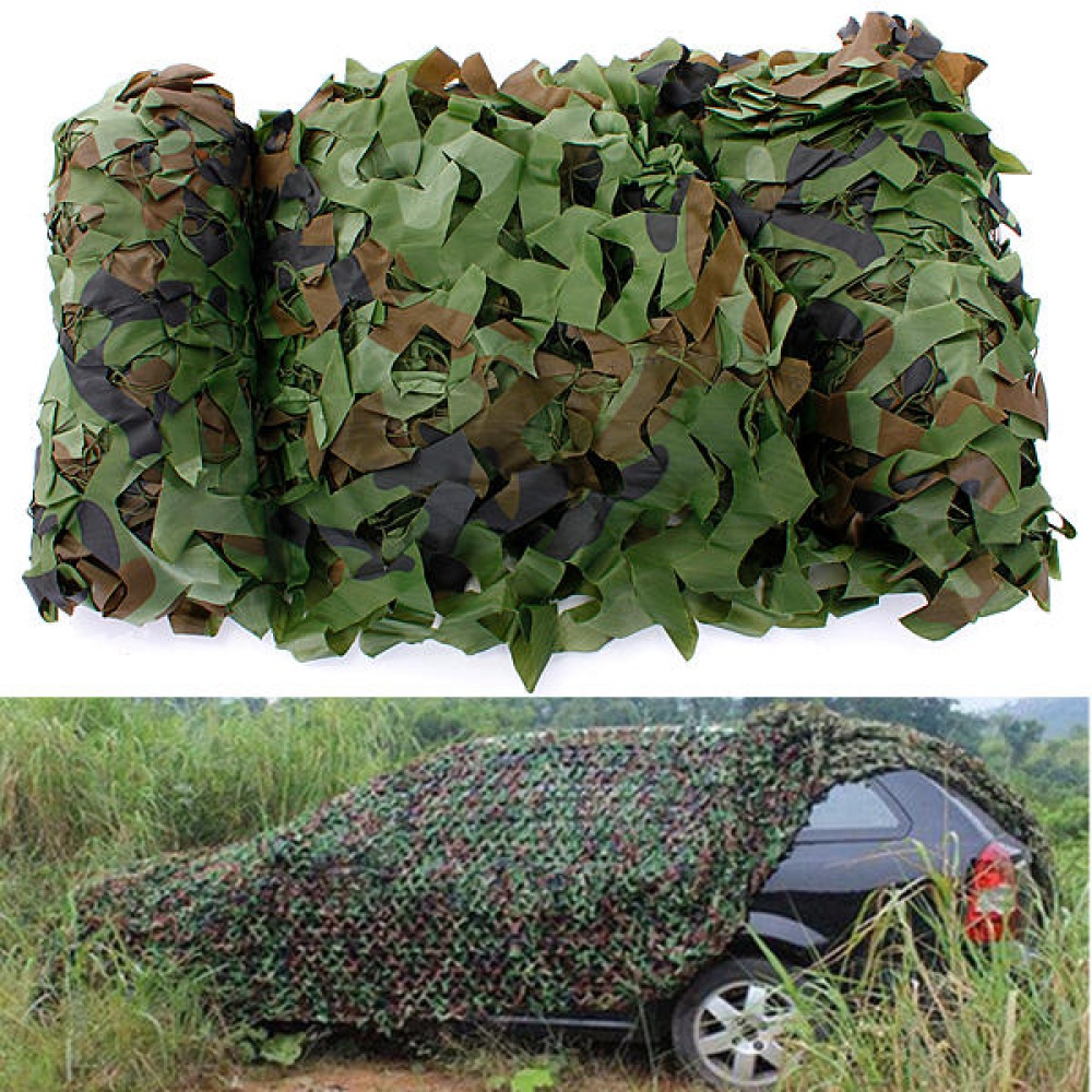 4x1.5m Woodland Camouflage Camo Net For Camping Military Photography - Image 2