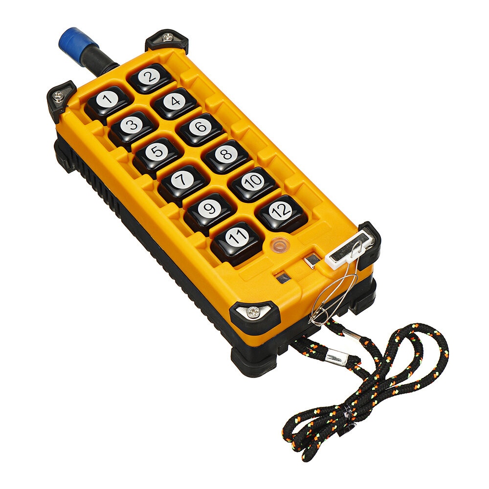 DC12~48V AC380V 12-channel Wireless Controller Bridge Crane System Reception 300M Industrial Grade - 315MHz DC12-36V - Image 2