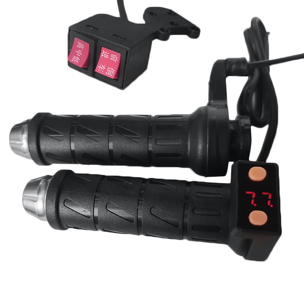 Motorcycle / Electric Scooter Heated Grips 22mm Adjustable Digital LCD Display - 4 - Image 2