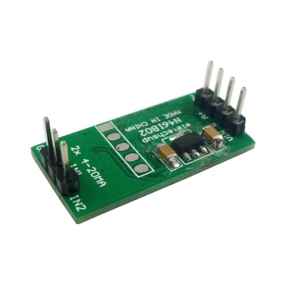 N46IB02 DC12V 4-20MA Current Analog Collector RS485 ADC Modbus RTU 03 06 Module for PLC Instrumentation Measurement - No Pin - Image 2