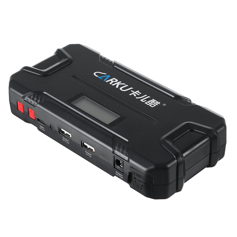 CARKU 64B 600A 12000mAh Portable Car Jump Starter Emergency Battery Booster with LED FlashLight Dual USB Output - Image 2