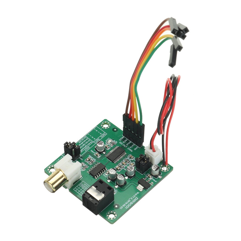 DIR9001 Module Coaxial Optical Fiber Receiving Module Spdif To I2S Output 24bit 96kHz