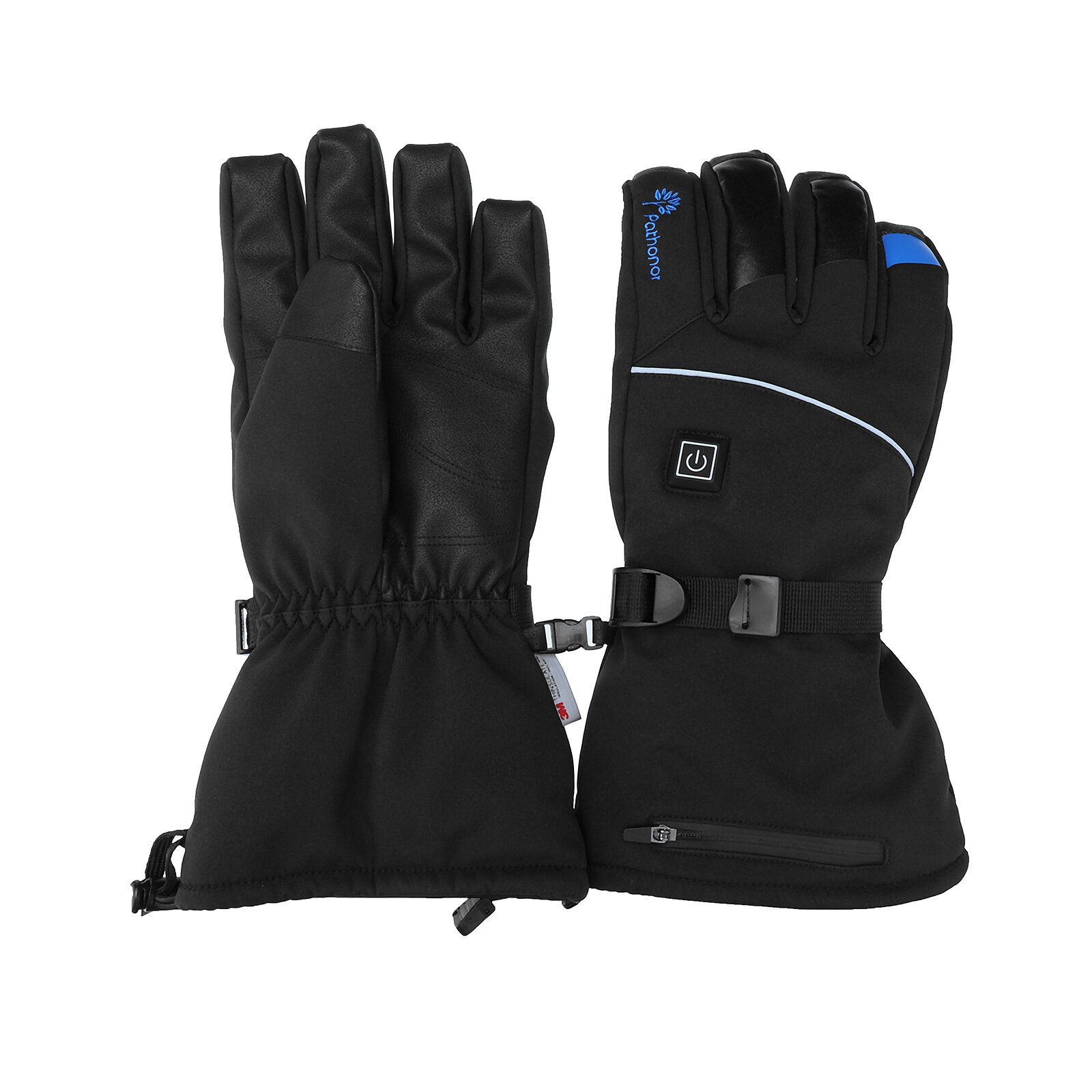 PATHONOR 60? Waterproof Electric Heating Gloves Built-in 7.4V 2600mAh Lithium Battery 3 Grades Temperature Setting - XL - Image 2