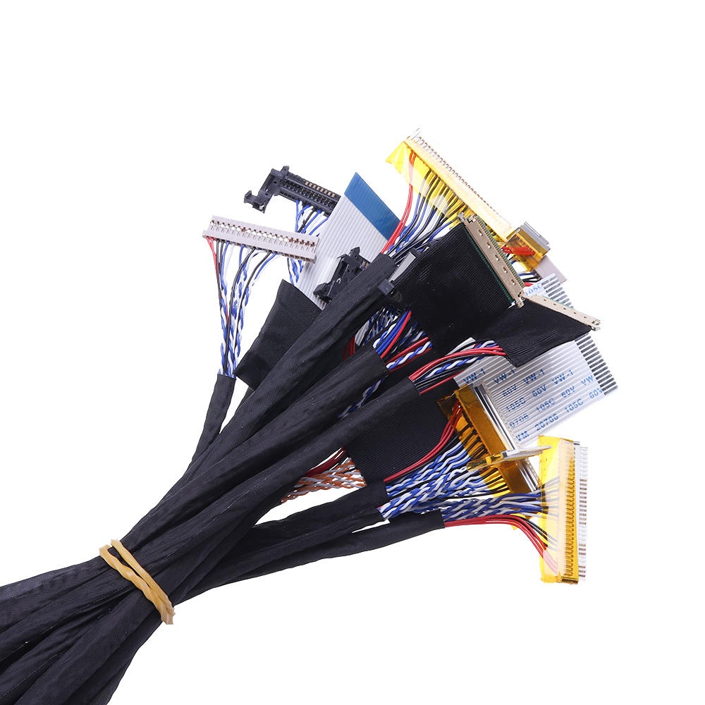 14 Sets Commonly LCD LVDS Screen Cable For 10-65 Inch Screen Monitor Repair Driver Board Universal Cable - Image 2