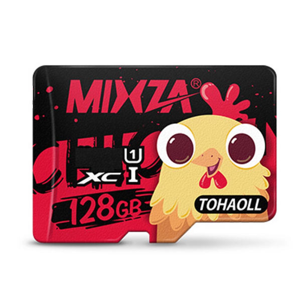 Mixza Carte memoire Micro TF 128 Go Edition limitee de l'annee du coq