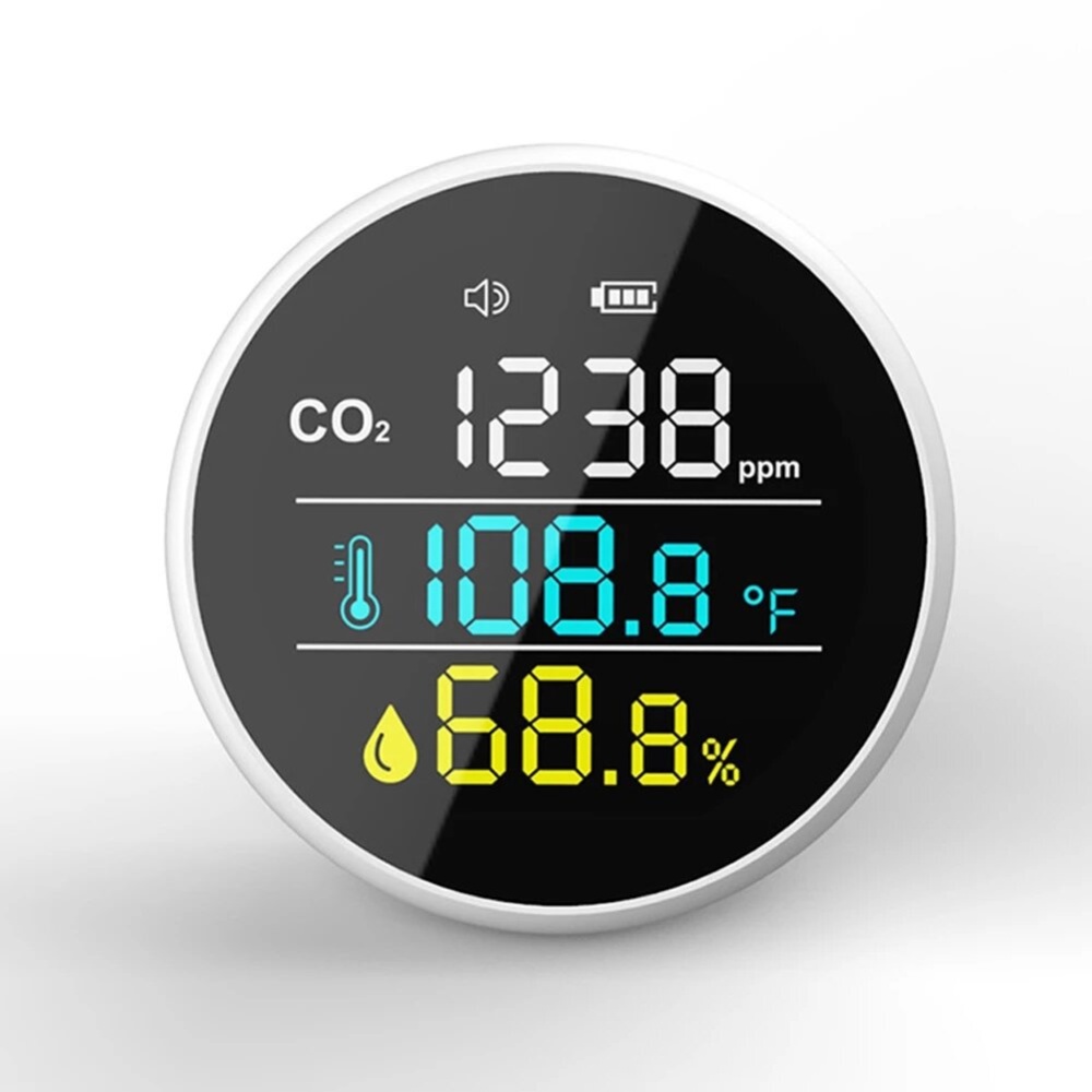 Bakeey DM1305 CO2 Detector Temperature Humidity Meter Air Quality Monitor Multifunctional For Home - Image 2