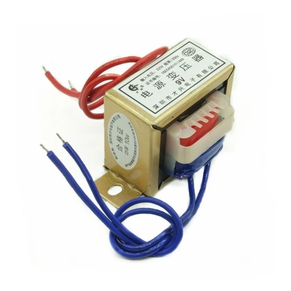 AC 220V Input to AC 6V 9V 12V 15V 18V 24V Output 10W EI48 Power Transformer Single/Double Ferrite Copper Core Voltage Power Supply Module - 220V Sing