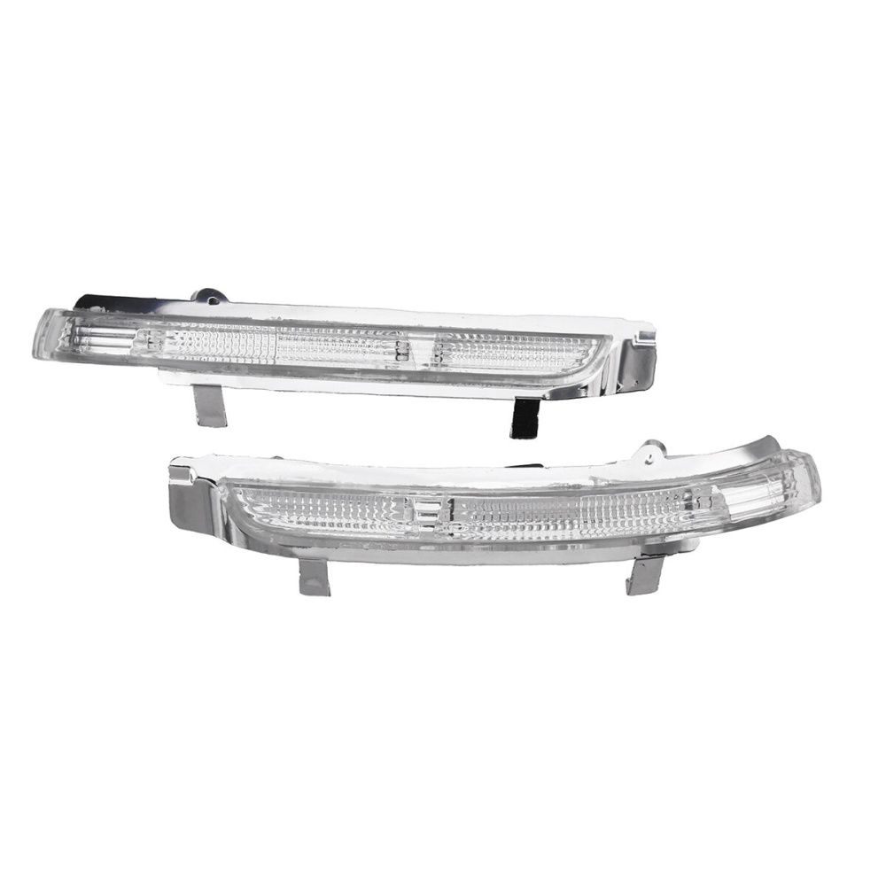 Car Side Rearview Mirror Turn Signal Lights Indicator Lamp White for Skoda Octavia 2009-2013 - Right