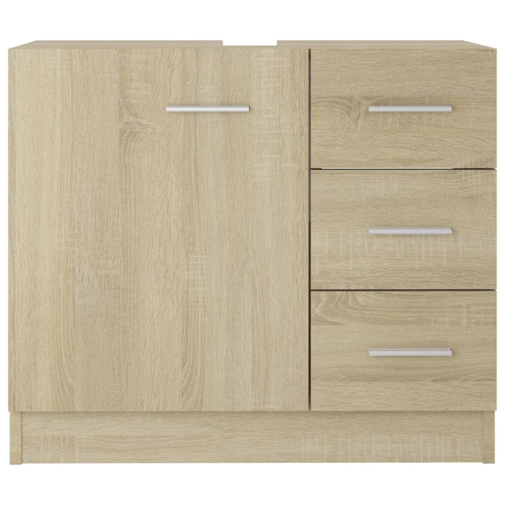 Sink Cabinet Sonoma Oak 24.8"x11.8"x21.3" Chipboard - Image 2