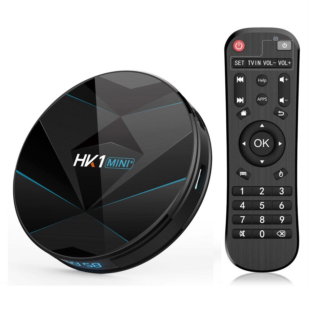 HK1 Mini Plus RK3318 4GB DDR3 RAM 64GB ROM 5G WIFI bluetooth 4.0 Android 9.0 H.265 VP9 TV Box - AU