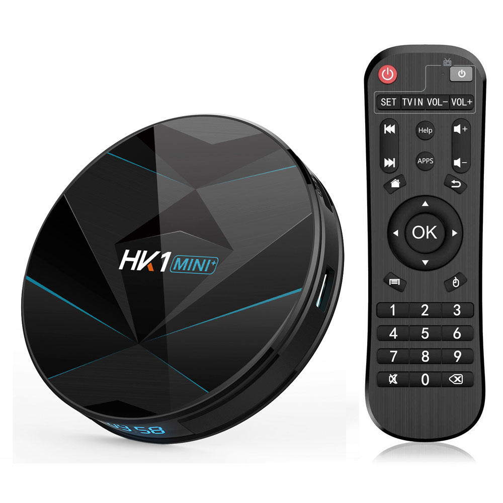 HK1 Mini Plus RK3318 4GB DDR3 RAM 64GB ROM 5G WIFI bluetooth 4.0 Android 9.0 H.265 VP9 TV Box - AU