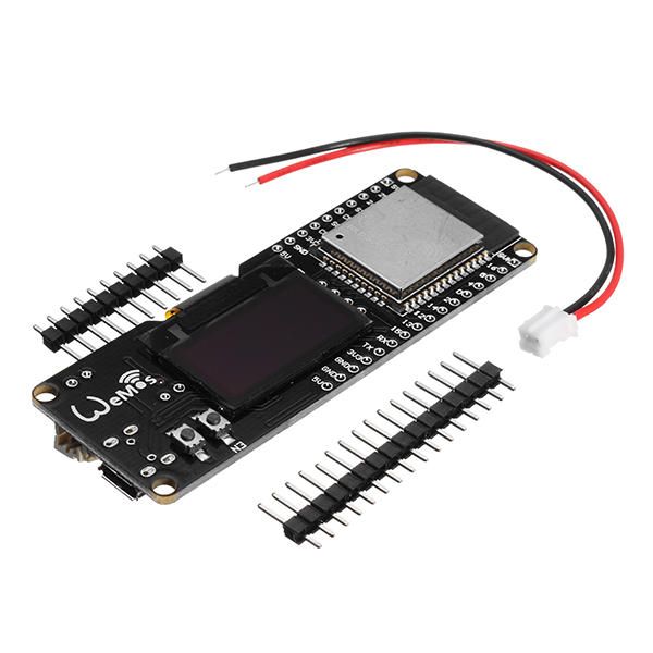 ESP-WROOM-32 Rev1 ESP32 OLED Display Board 4 Mb Bytes(32 Mb) Flash And Wi-Fi Antennas Geekcreit for Arduino - products that work with official Arduin