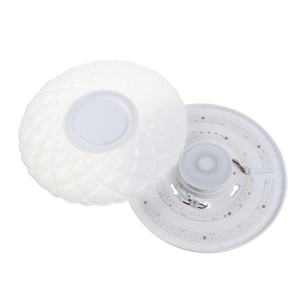 50W Dimmable LED Flush Mount Ceiling Light Bluetooth Speaker Lamp with Remote Controller - Image 2