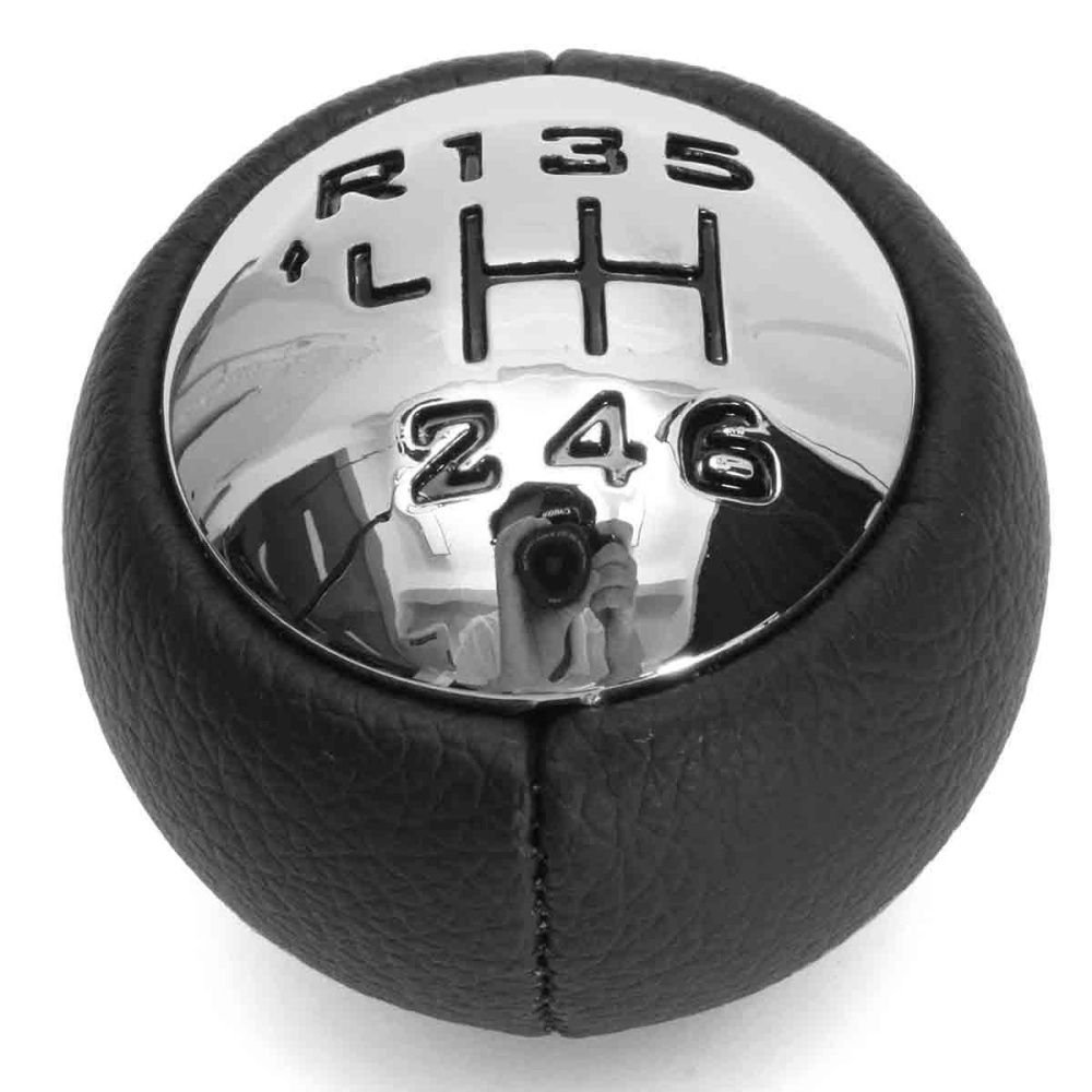 Car 6 Speed Black Gear Stick Shift Knob Fit For Peugeot - Image 2