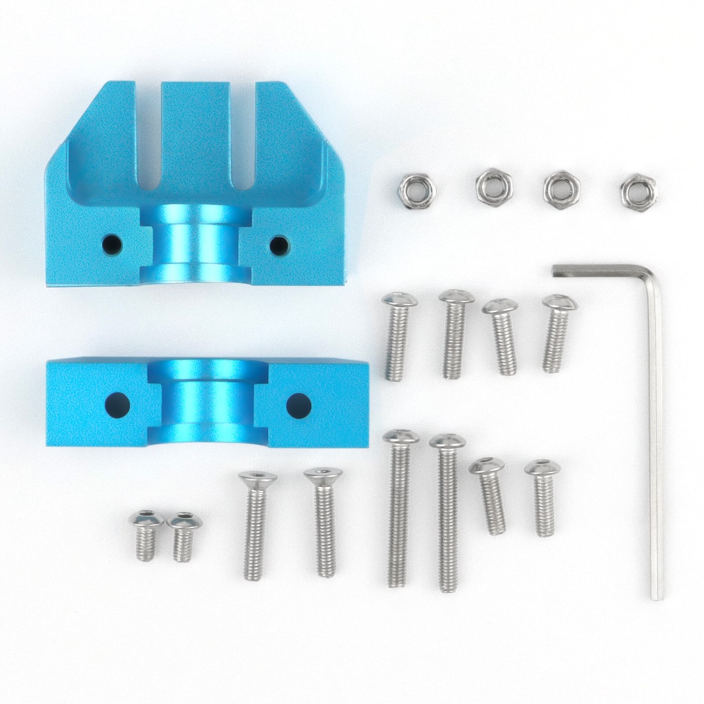 Haldis 3D V6 Hotend Mount 3D Printer Upgrade Parts All Metal Bracket for Ender3/ V2/ Ender 3 Pro/Ender 5 Pro/CR 10 Max 3D Printer Part