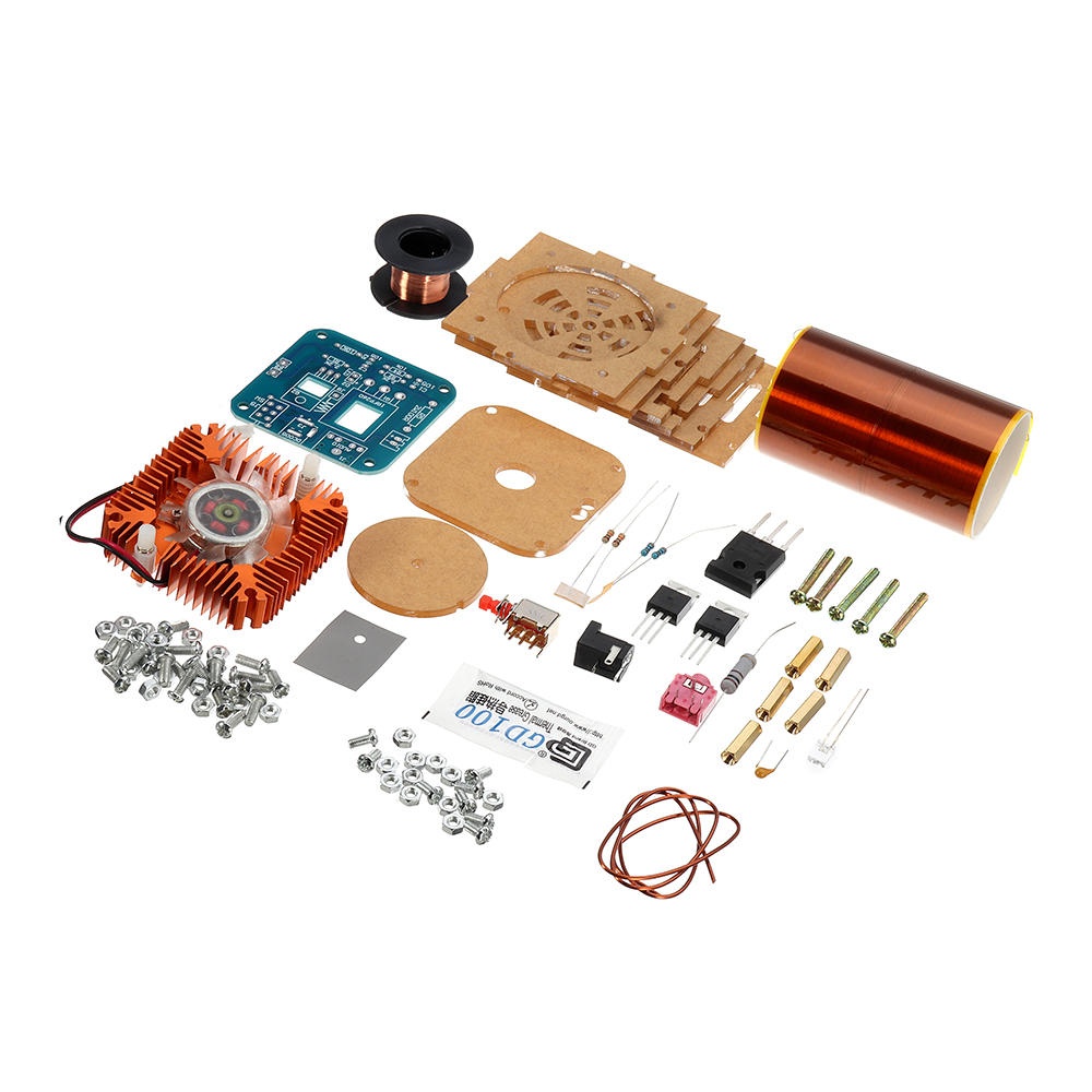 DIY Music Tesla Coil Module Kit ZVS Technology Physics Electronics Small Tesla Spare Parts - Image 2