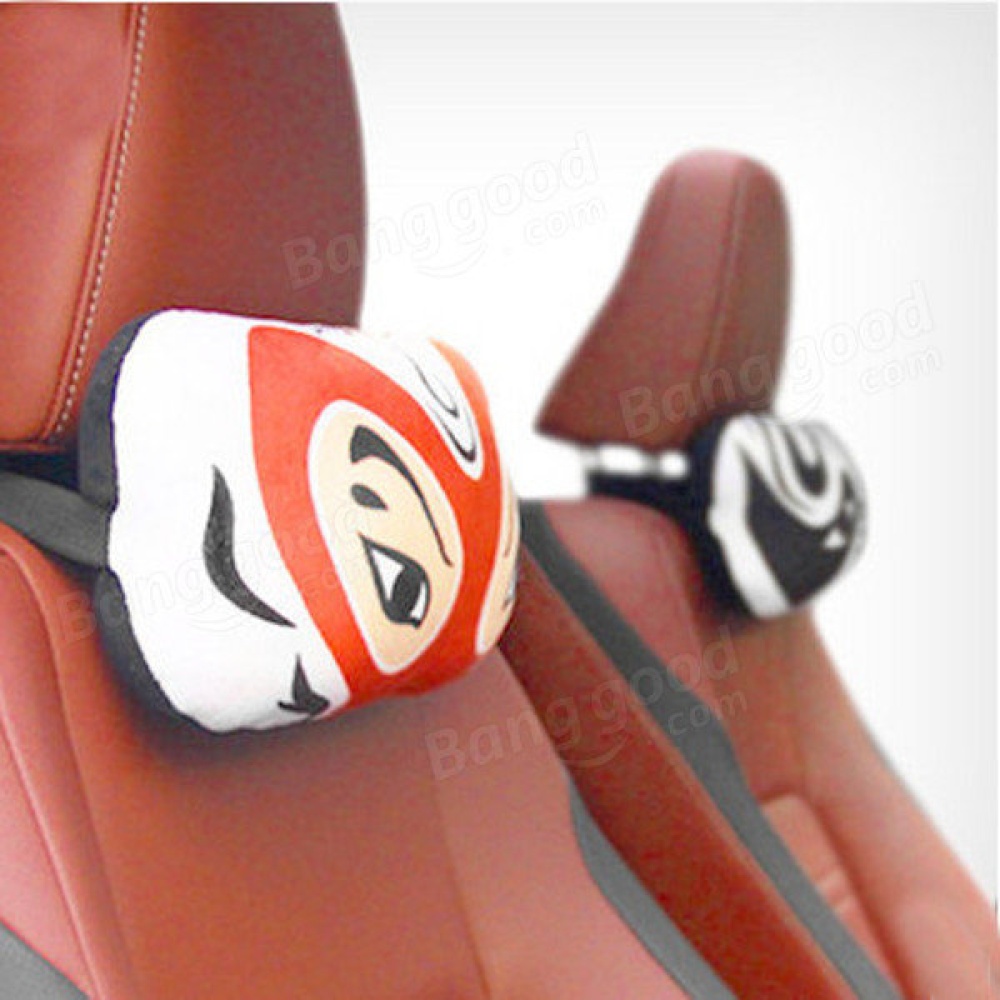 WenTongZi Chinese Facial Makeup Head Rest Car Front Seat Head Rest Pillow - 1 - Image 2