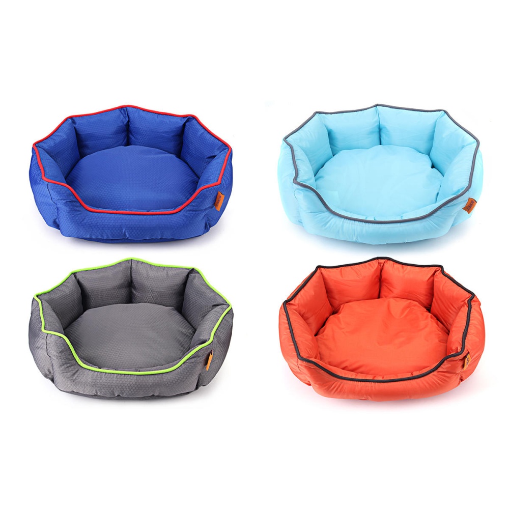 18'' Dog Bed Waterproof Washable Hardwearing Pet Basket Mat Cushion Pet Bed - Orange - Image 2