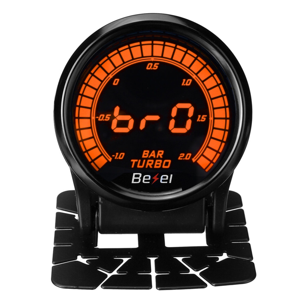 2'' 52mm Car Turbo Boost Pressure Gauge Meter Digital LED Display w/Sensor 2 BAR - Image 2