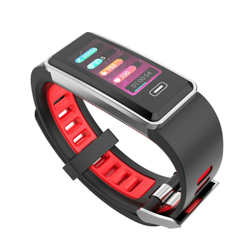 Bakeey G23 Moniteur HR de pression arterielle en temps reel Multi-Sport Fitness Tracker Longue veille Smart Watch Bande - Rouge