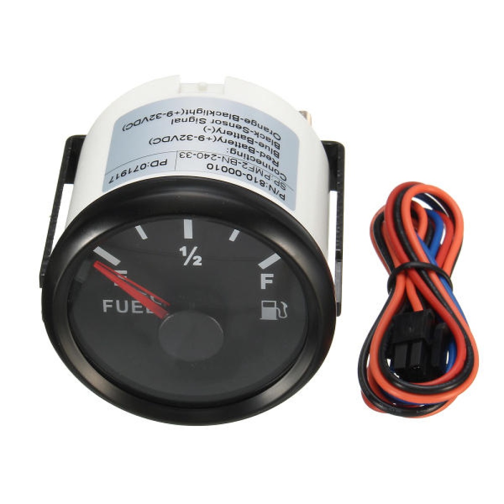 Marine Boat Fuel Level Gauge Yacht Trim Tank Indicator 52mm 12/24V 240-33 Ohms - 2 - Image 2