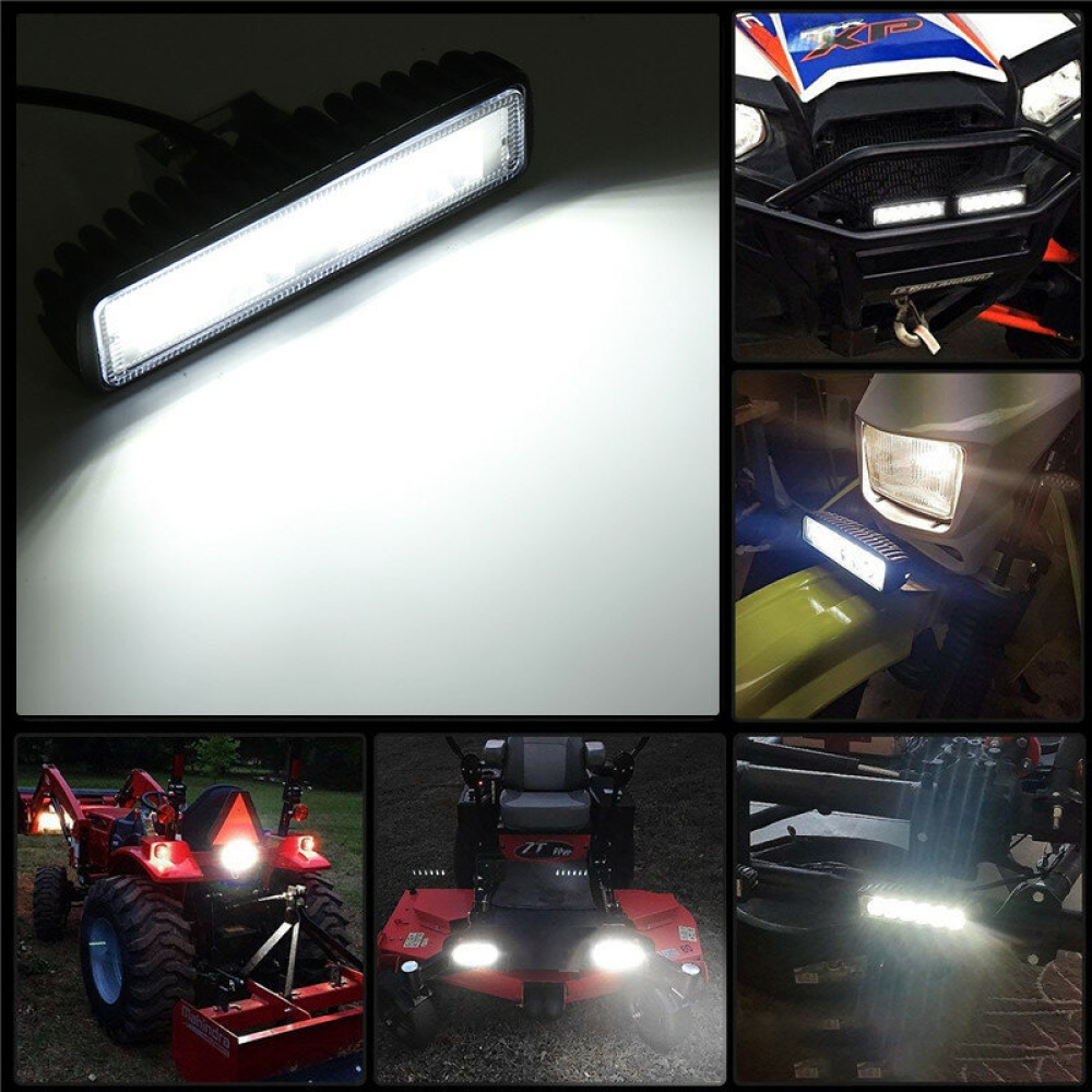 6 inch 12V 48W LED WORK LIGHT BAR Spot Lamp For OFF-ROAD 4WD SUV ATV CAR LAMPS B - Image 2