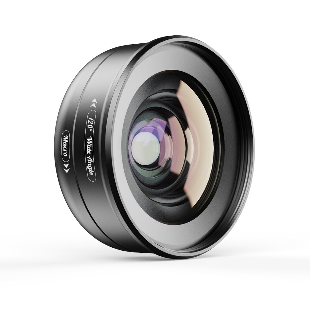 APEXEL-HD52IN1 120° Wide Angle 10X Macro Lens 2 in 1 Camera Lens for Mobile Phone Tablet Photography - Image 2