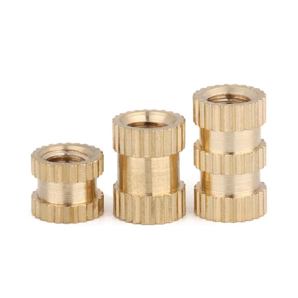 330Pcs Female Thread Knurled Nut M2 M3 M4 M5 Brass Threaded Insert Round Kit - Image 2