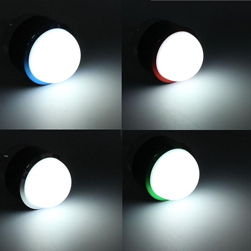 Mini Portable bluetooth Wireless Speaker & LED Night Light For IPhone Tablet MP3 - Silver - Image 2