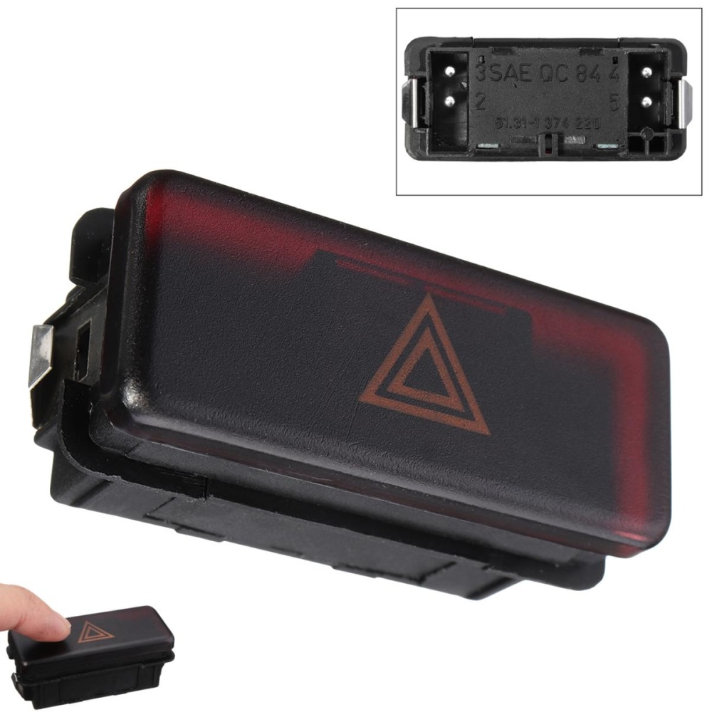 Car Emergency Light Switch Hazard Lamp Switch For BMW 3 5 7 8 Series M3 M5 Z3 - Image 2