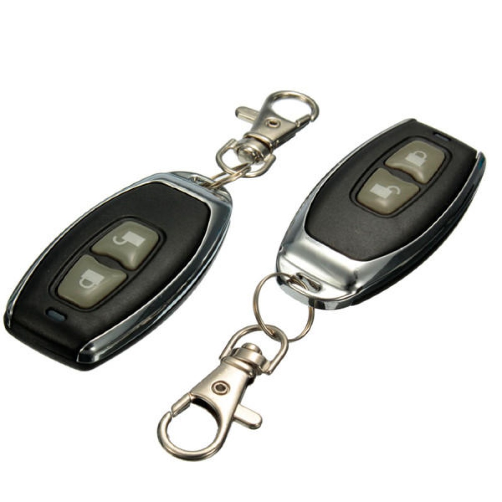 Car 2 or 4 Doors Central Lock Locking Keyless Entry System Kit & Remote Keys Fob - Image 2