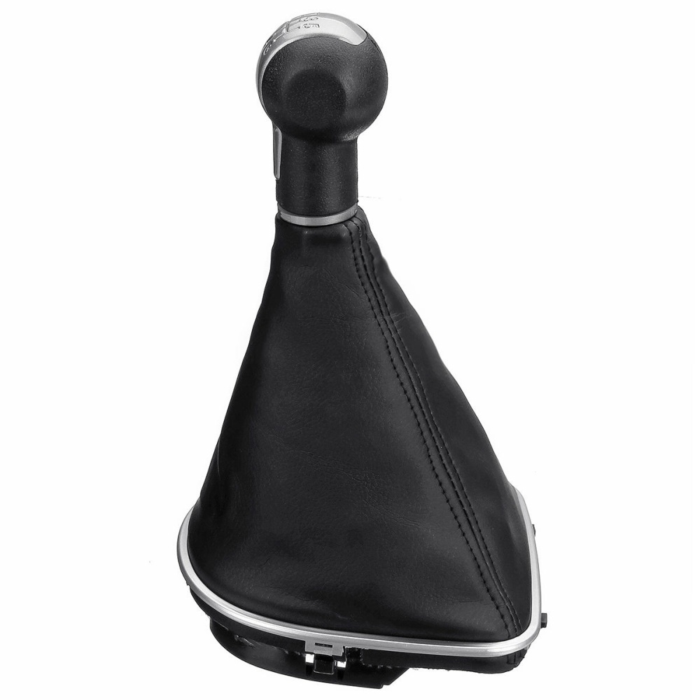 5 6 Speed Gear Shift Knob Stick Gaiter Boot For Seat Altea Leno II And For Toledo III - 6 Speed - Image 2