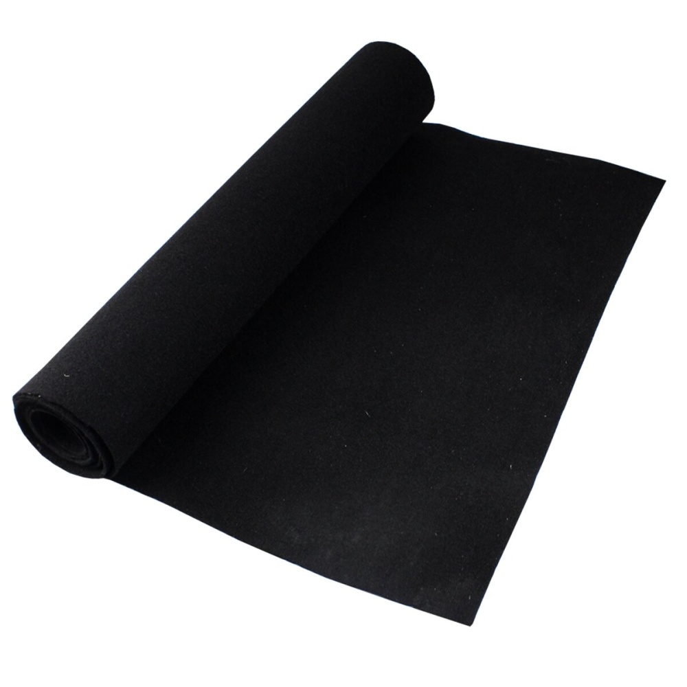 1.2x2m Non-slip Marine Felt Mat Carpet Boat Yacht Under Cabin Deck Plating - BLack - Image 2