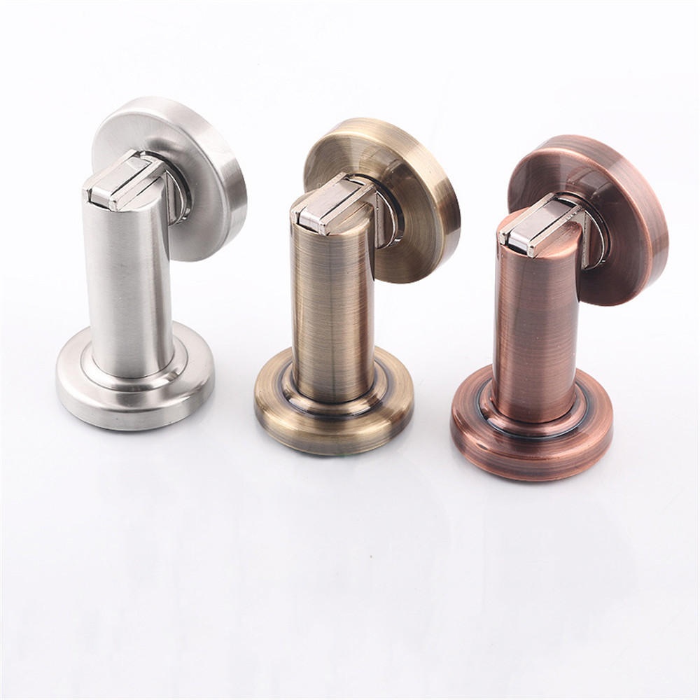 Stainless Steel Door Stopper Thickened Strong Magnetic Doormagnet Doors Touch Suction - Bronze - Image 2