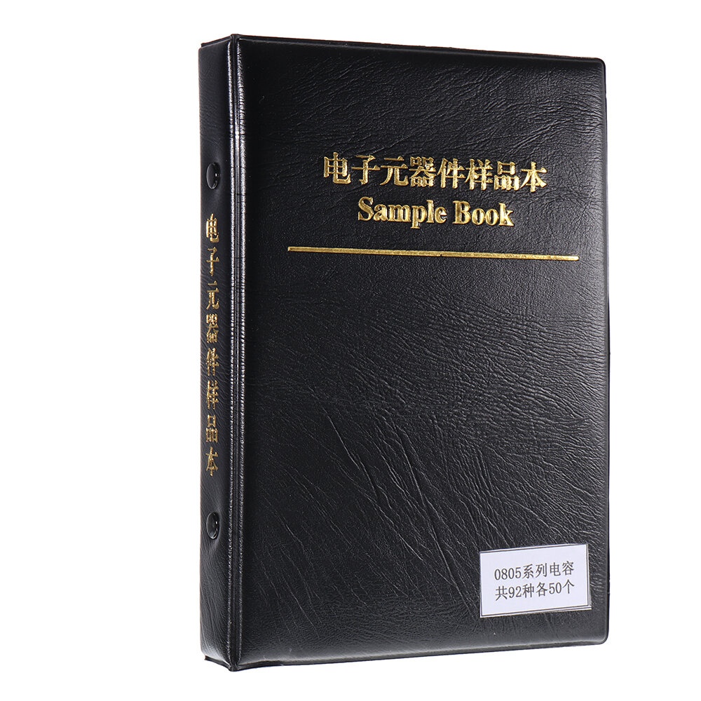 4600 pieces 0805 SMD SMT livre d'echantillons de condensateur de puce Kit assorti 92 valeurs chaque 50 pieces (0,5 pF e 10 uF)