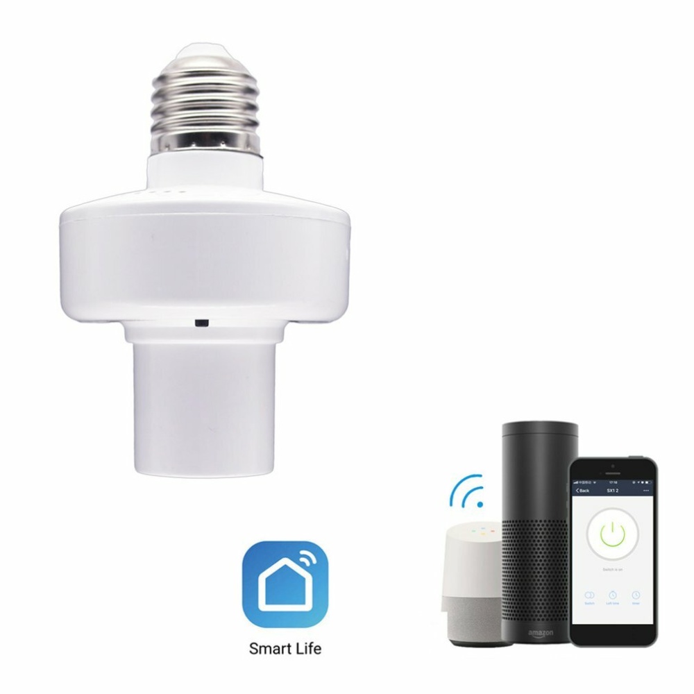 Mijia bluetooth Mesh Smart Light Socket Lamp Holder Voice Control Timer Light Holder For E27 LED Bulb Google Home Amazon Amazon Alexa - Image 2