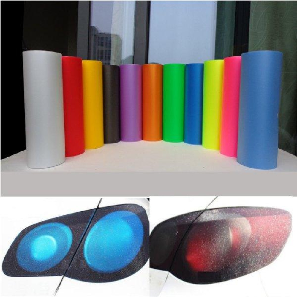 Car Fog Light Vinyl Film Sticker Smoke Flash Point Headlight Taillight - Golden