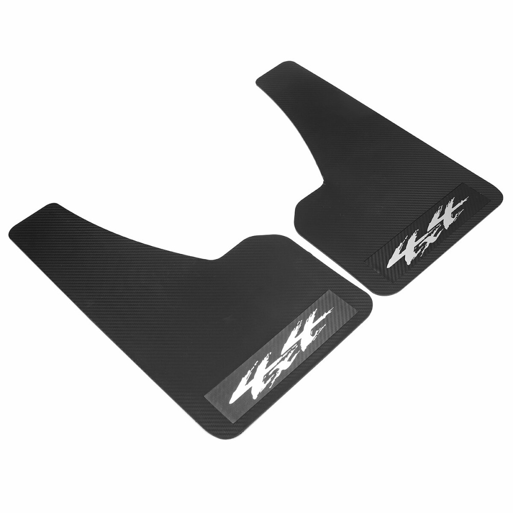 2PCS Universal Car Modification Mud Flaps Fender Guards Carbon Fiber For 4X4 Off-Road SUV Pickup - Image 2