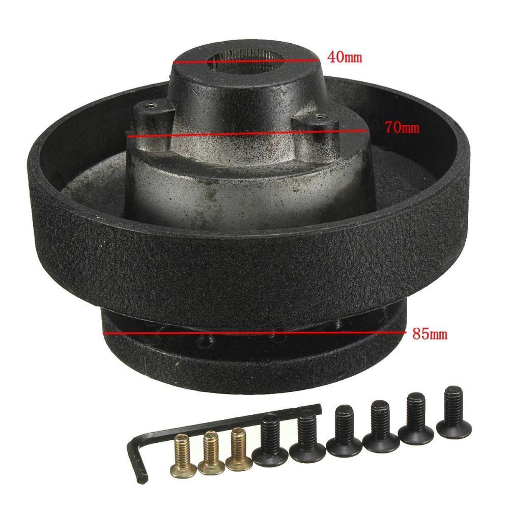 Steel Ring Wheel Racing Quick Release Hub Adapter Snap Off Boss Kit For BMW E36 - Image 2