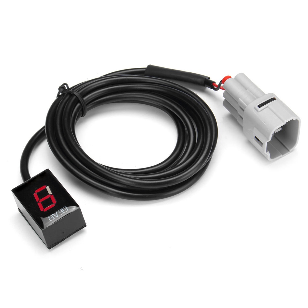 Motorcycle Gear Indicator for Suzuki GSX-R1000 GSX1400 SV650 SV1000 DL650 DL1000 - Red