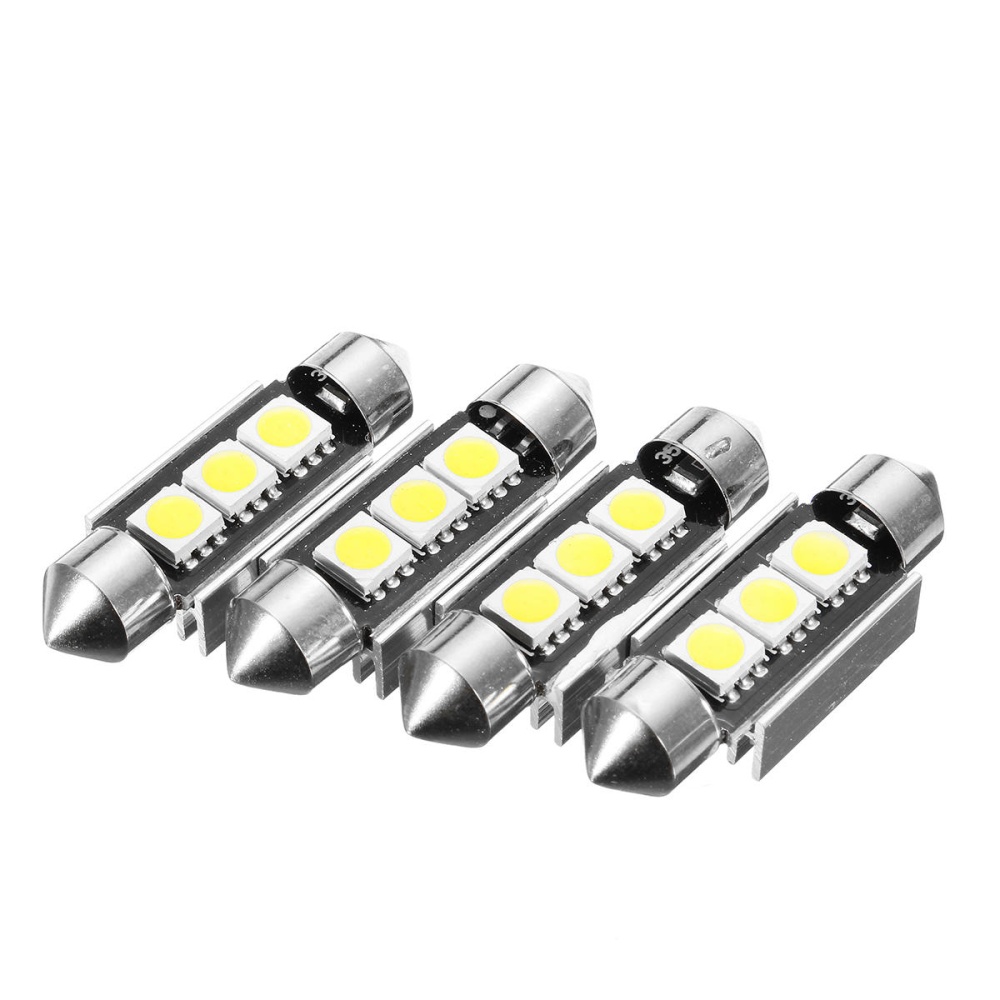 12V White Car Interior LED Lamp Replacement Bulb Reading Dome Lights for VW MK5 Golf GTI - Image 2