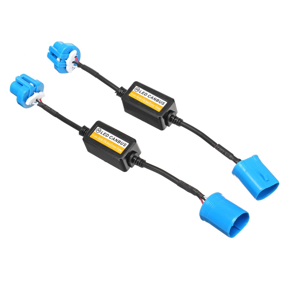 9004 9007 LED Headlight Decoder Canbus Error Free Anti Flicker Resistor Canceller 2PCS - Image 2